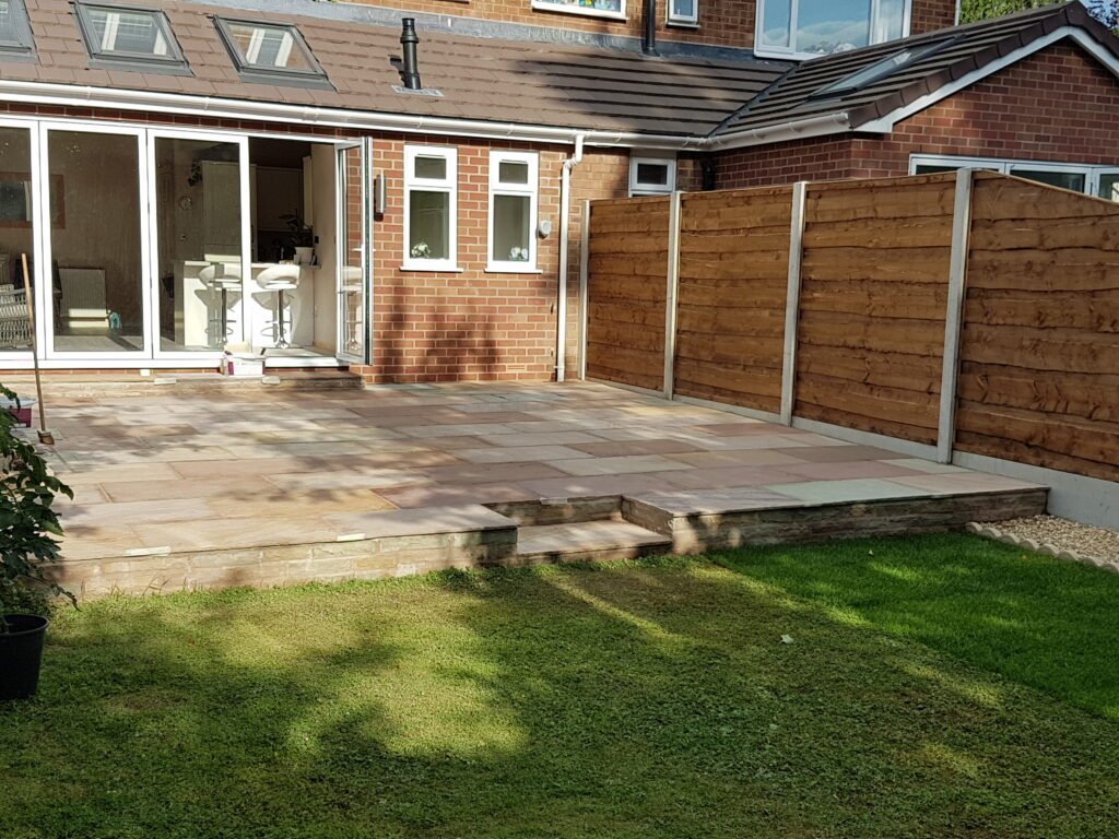 Fencing and patio 2